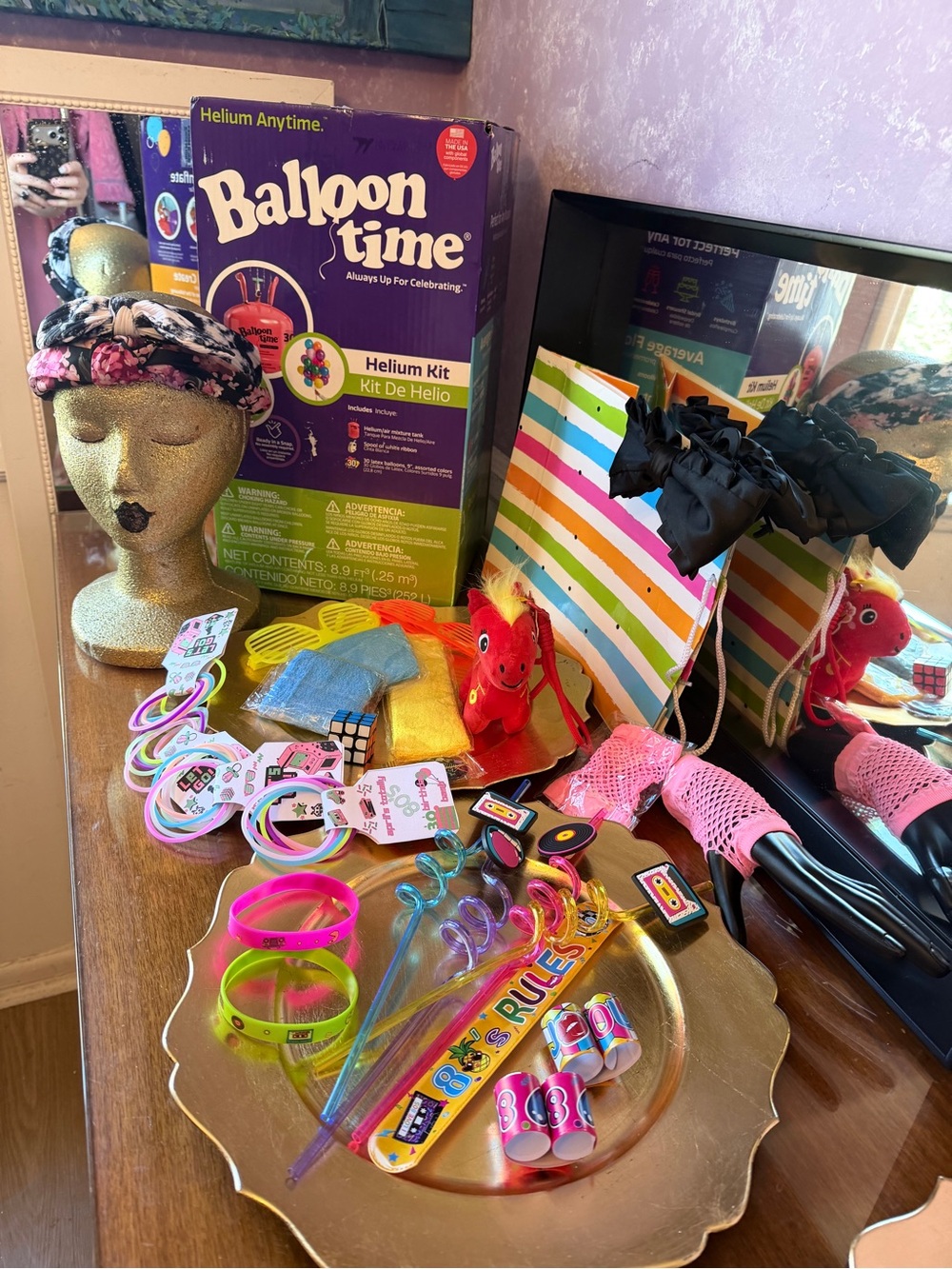 Helium Kit - Purple Balloons Party Kit